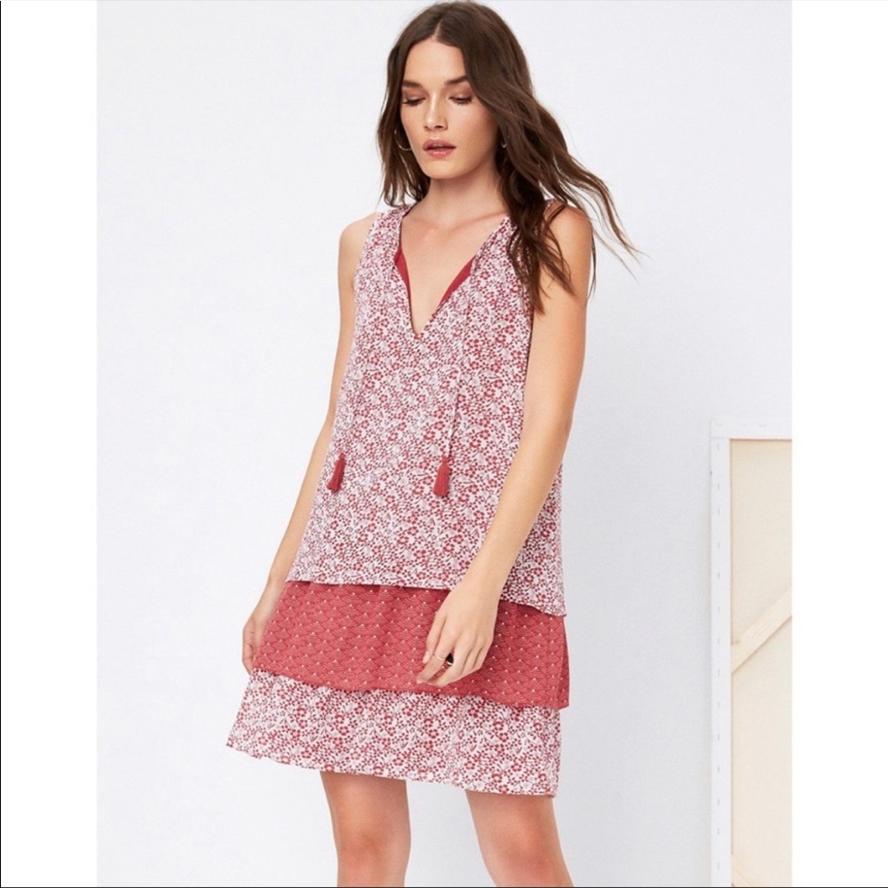 Tularosa Brady Layered Shift Dress